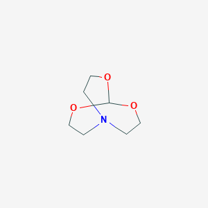 molecular formula C7H13NO3 B12536376 4,6,11-Trioxa-1-azabicyclo[3.3.3]undecane CAS No. 671225-03-9