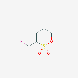 3-(Fluoromethyl)-1,2lambda~6~-oxathiane-2,2-dione