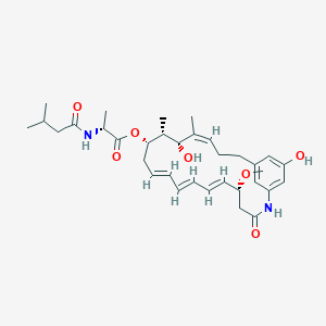 molecular formula C34H48N2O7 B1253640 Trienomycin B 