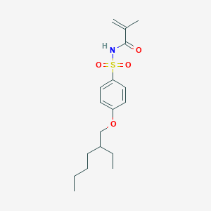 N-{4-[(2-Ethylhexyl)oxy]benzene-1-sulfonyl}-2-methylprop-2-enamide