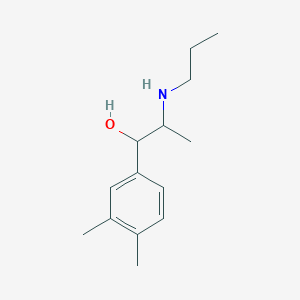 1-(3,4-Dimethylphenyl)-2-(propylamino)propan-1-ol