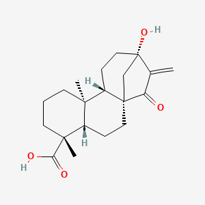 molecular formula C20H28O4 B1253643 15-Oxosteviol CAS No. 106428-28-8