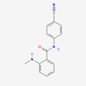 N-(4-cyanophenyl)-2-(methylamino)benzamide