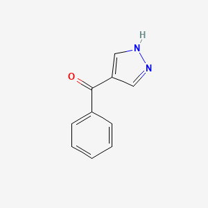 molecular formula C10H8N2O B1253644 4-苯甲酰吡唑 