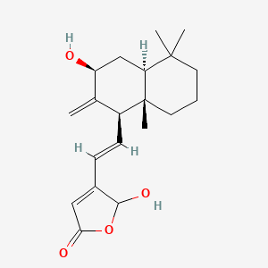 molecular formula C20H28O4 B1253645 Hedyforrestin C 