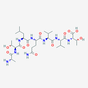 L-Alanyl-L-threonyl-L-leucyl-L-glutaminyl-L-valyl-L-valyl-L-threonine