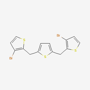 Thiophene, 2,5-bis[(3-bromo-2-thienyl)methyl]-