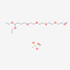 2-[2-[2-[2-(4,4-Diethoxybutoxy)ethoxy]ethoxy]ethoxy]ethanol;methanesulfonic acid