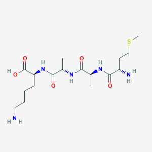 L-Methionyl-L-alanyl-L-alanyl-L-lysine