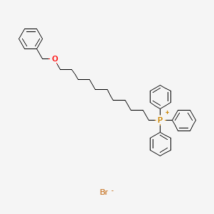 Phosphonium, triphenyl[11-(phenylmethoxy)undecyl]-, bromide