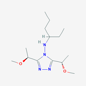 4-(1-Ethylbutylamino)-(s,s)-3,5-bis(1-methoxyethyl)-1,2,4-triazole