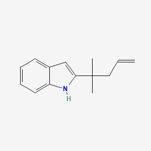 2-(2-Methylpent-4-en-2-yl)-1H-indole