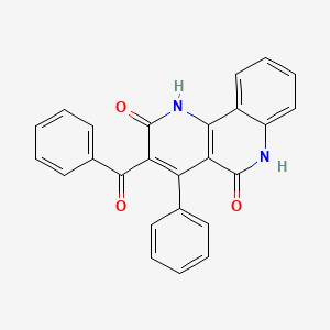 3-Benzoyl-4-phenyl-1,6-dihydrobenzo[h][1,6]naphthyridine-2,5-dione