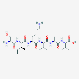 L-Seryl-L-isoleucyl-L-lysyl-D-valyl-L-alanyl-L-valine