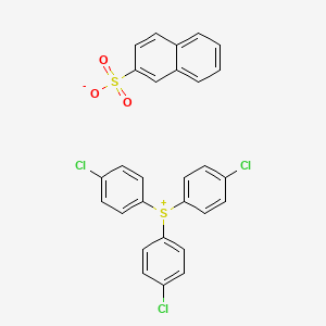 Tris(4-chlorophenyl)sulfanium naphthalene-2-sulfonate