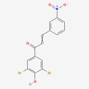 1-(3,5-Dibromo-4-hydroxyphenyl)-3-(3-nitrophenyl)prop-2-en-1-one