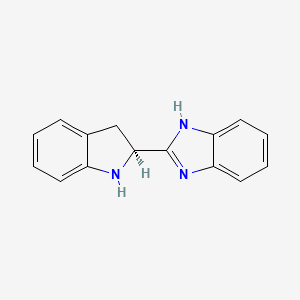 2-[(2S)-2,3-dihydro-1H-indol-2-yl]-1H-benzimidazole