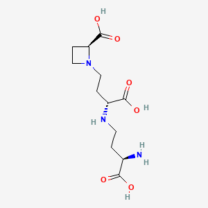 molecular formula C12H21N3O6 B1253665 (S,R,R)-nicotianamine 