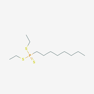 Phosphonotrithioic acid, octyl-, diethyl ester