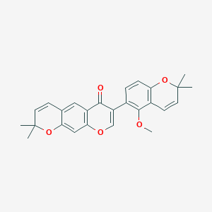 molecular formula C26H24O5 B1253668 Munetone 