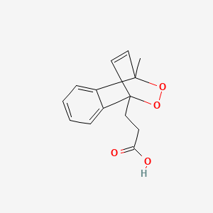 molecular formula C14H14O4 B1253676 1-Methylnaphthalene-4-propionate endoperoxide 