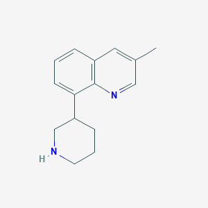 3-Methyl-8-(3-piperidinyl)quinoline