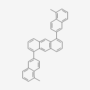 1,5-Bis(5-methylnaphthalen-2-YL)anthracene