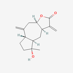 molecular formula C15H20O3 B1253678 8-Epiinuviscolide 