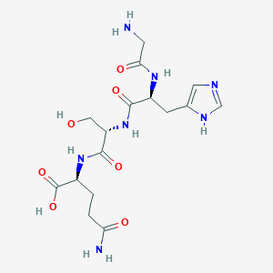 Glycyl-L-histidyl-L-seryl-L-glutamine