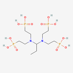 {Propane-1,1-diylbis[nitrilodi(ethane-2,1-diyl)]}tetrakis(phosphonic acid)