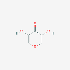 molecular formula C5H4O4 B1253684 3,5-Dihydroxy-4H-pyran-4-one 