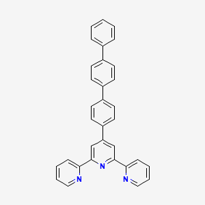 4-[4-(4-phenylphenyl)phenyl]-2,6-dipyridin-2-ylpyridine