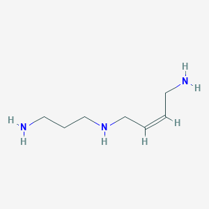 molecular formula C7H17N3 B1253686 顺式-N-(3-氨基丙基)丁-2-烯-1,4-二胺 