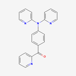 {4-[Di(pyridin-2-yl)amino]phenyl}(pyridin-2-yl)methanone