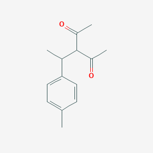 3-(1-p-Tolylethyl)pentane-2,4-dione