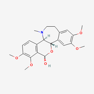 (1S,11R,18S)-4,5,15,16-tetramethoxy-10-methyl-19-oxa-10-azatetracyclo[9.8.0.02,7.012,17]nonadeca-2,4,6,12(17),13,15-hexaen-18-ol