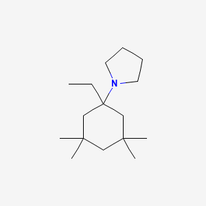 Pyrrolidine, 1-(1-ethyl-3,3,5,5-tetramethylcyclohexyl)-