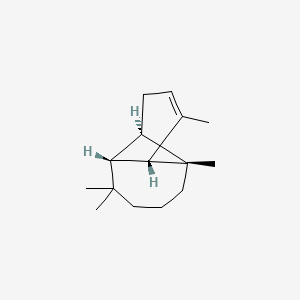 molecular formula C15H24 B1253691 (+)-α-龙涎香烯 CAS No. 5989-08-2