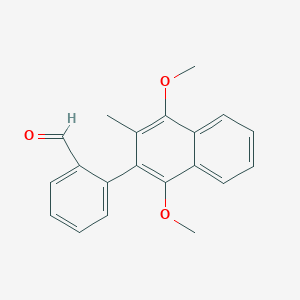 Benzaldehyde, 2-(1,4-dimethoxy-3-methyl-2-naphthalenyl)-