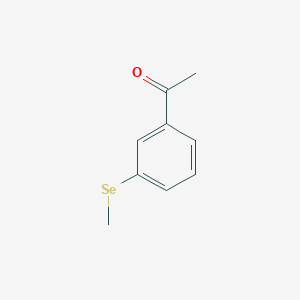 1-[3-(Methylselanyl)phenyl]ethan-1-one