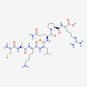 L-Arginine, L-cysteinyl-L-alanyl-L-lysyl-L-leucyl-L-glutaminyl-L-prolyl-