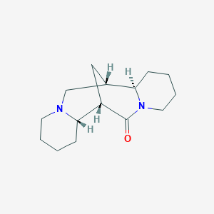 molecular formula C15H24N2O B1253706 (1S,2R,9S,10S)-7,15-二氮杂四环[7.7.1.02,7.010,15]十七烷-8-酮 