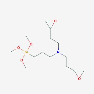 N,N-Bis[2-(oxiran-2-yl)ethyl]-3-(trimethoxysilyl)propan-1-amine