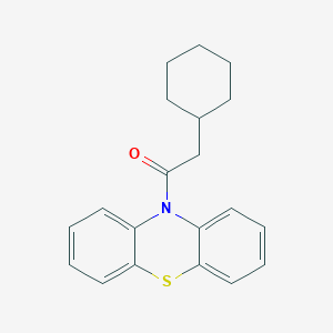 2-Cyclohexyl-1-(10H-phenothiazin-10-YL)ethan-1-one