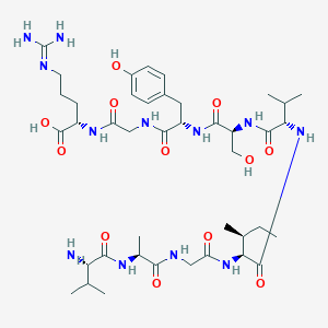 L-Valyl-L-alanylglycyl-L-isoleucyl-L-valyl-L-seryl-L-tyrosylglycyl-N~5~-(diaminomethylidene)-L-ornithine