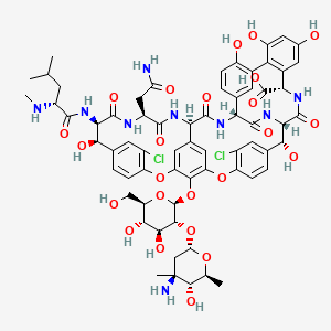 molecular formula C66H75Cl2N9O24 B1253715 Epivancomycin 