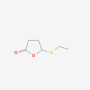 molecular formula C6H10O2S B12537177 5-(Ethylsulfanyl)oxolan-2-one CAS No. 867192-54-9