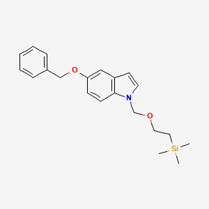 5-(Benzyloxy)-1-((2-(trimethylsilyl)ethoxy)methyl)-1H-indole