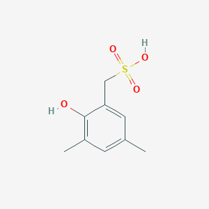 molecular formula C9H12O4S B12537191 (2-Hydroxy-3,5-dimethylphenyl)methanesulfonic acid CAS No. 802893-54-5