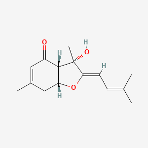 molecular formula C15H20O3 B1253720 倍半萜醇酮 CAS No. 30557-81-4